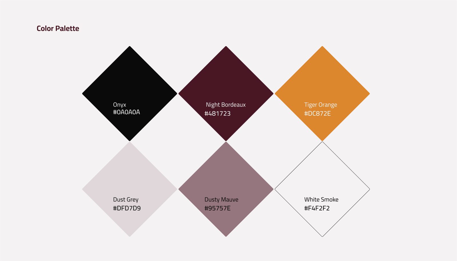 Rawaha color palette