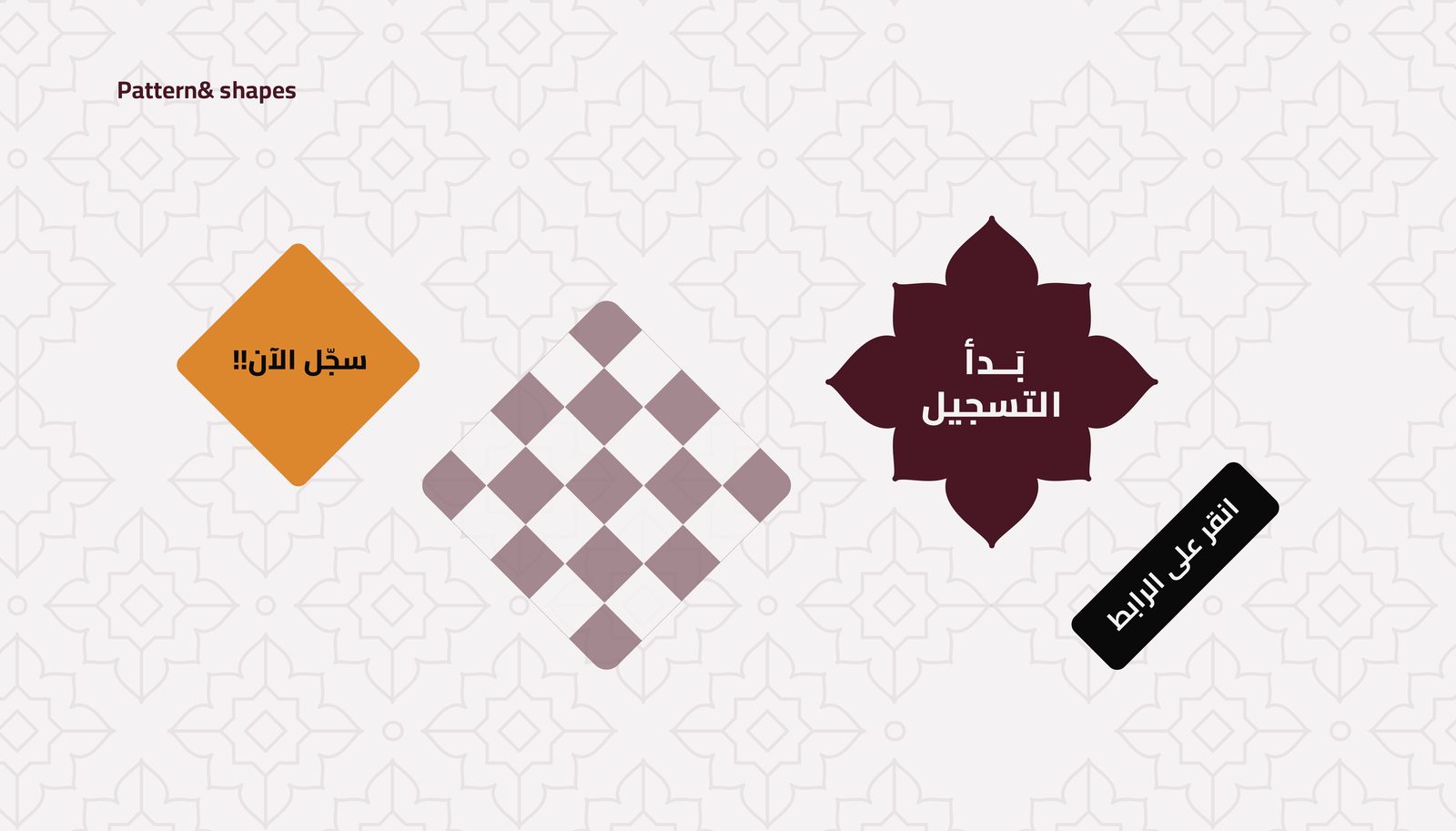 Rawaha shapes and patterns