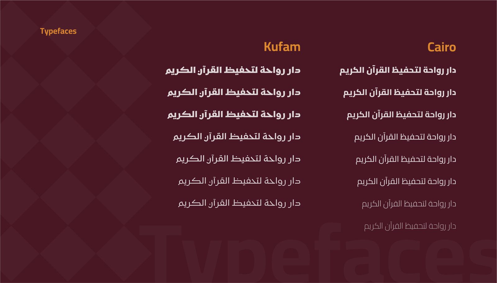 Rawaha typography system